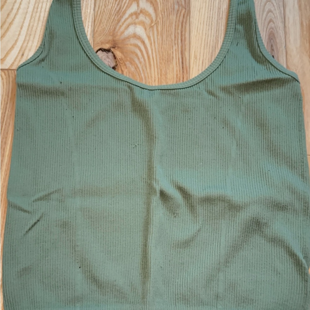 American Eagle Ribbed Halter Top